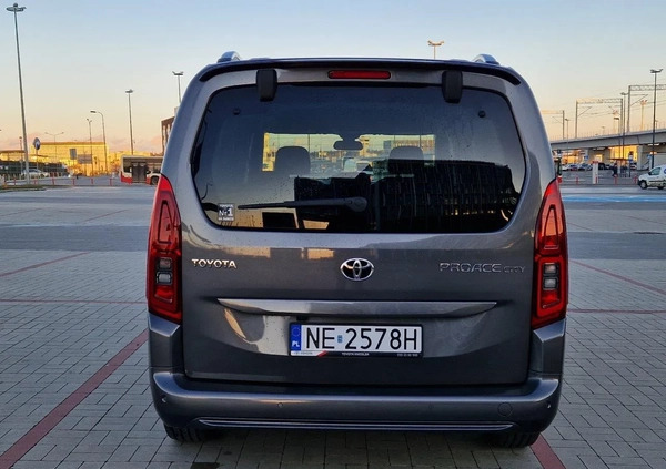 Toyota Proace City Verso cena 93400 przebieg: 62000, rok produkcji 2020 z Wrocław małe 211